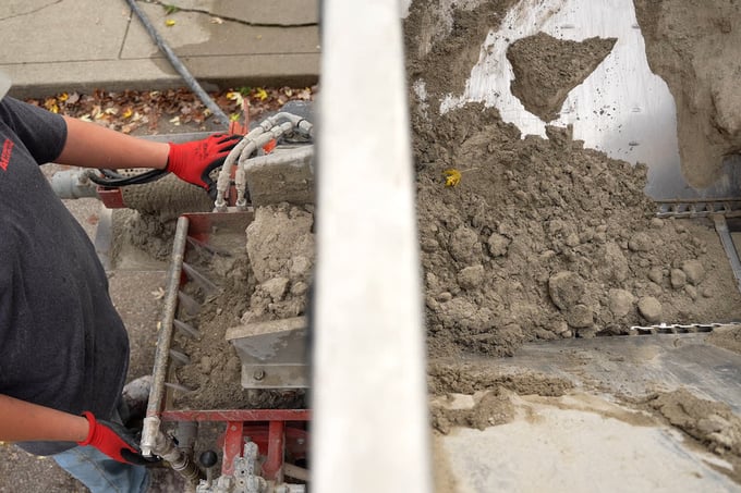 Dry limestone slurry mixture