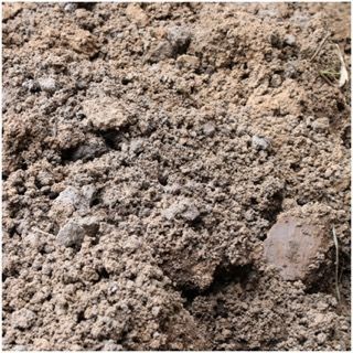 Loose soil sub-material
