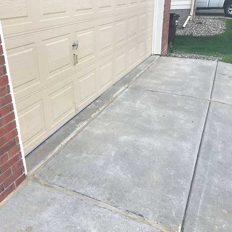 Concrete Driveway Leveling - After