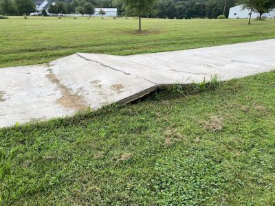 heaving-slab-cracks