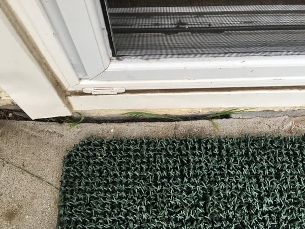 Gap or crack between patio slab and home foundation