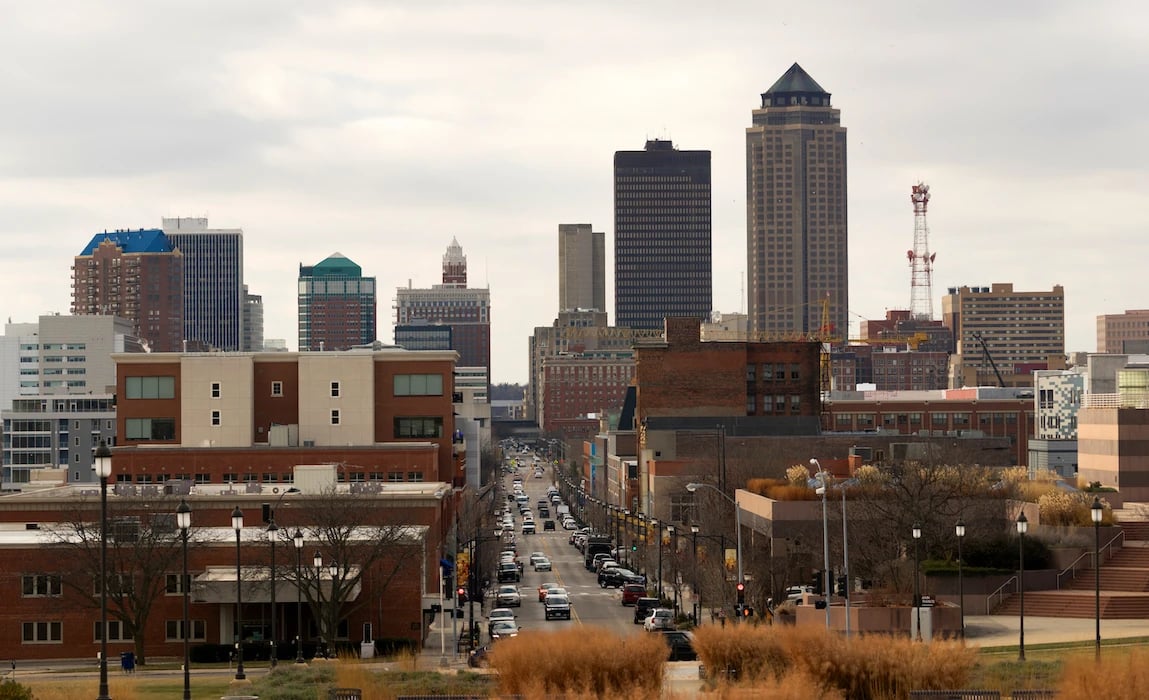 Des Moines, IA skyline