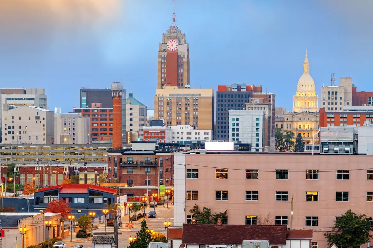 Lansing, Michigan skyline